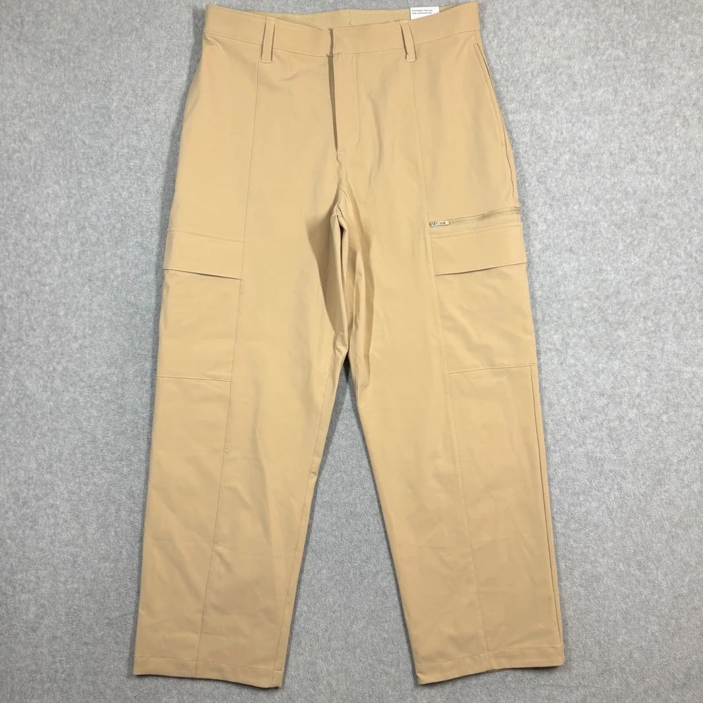 Jordan Golf Repel Cargo Pants Mens 34x30 Khaki Tan Loose Fit NWT